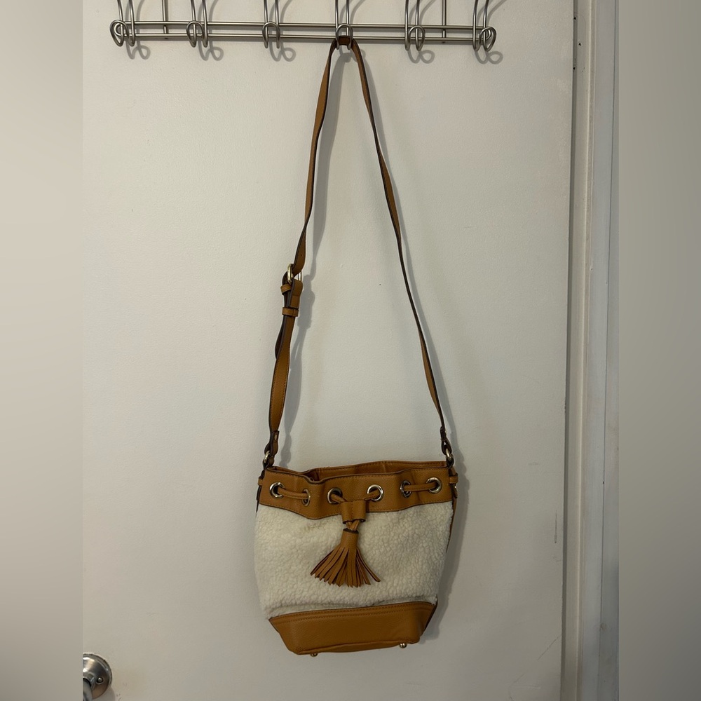 Adam Lippes For Target Tan and Cream Bag